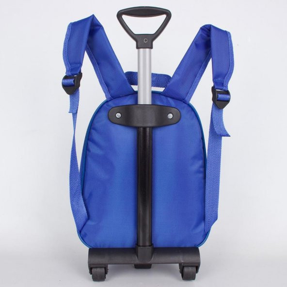 DZC KUZENLER ÇANTA Car Action Tekerlekli Çocuk Sırt Çantası KABARTMALI YARIŞ ARABALI ÇEKÇEKLİ OKUL KREŞ - Resim 2