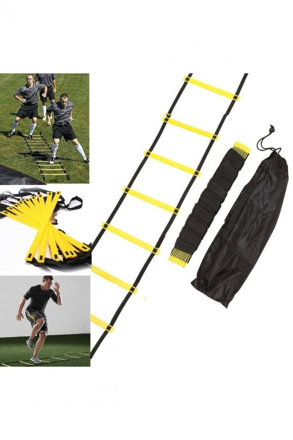 CKSpor Çantalı  Antreman Merdiveni 4 Mt - 8 Çubuklu İdman Merdiveni CKS904 - 2