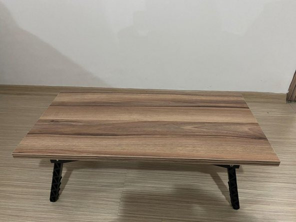 DZC KUZENLER AVM MDF SUYA DAYANIKLI 68X35 KAHVALTI YATAK LAPTOP MASASI DER ÇALIŞMA SEHPA AYAKLARI KATLANIR - 5