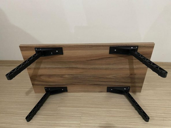 DZC KUZENLER AVM MDF SUYA DAYANIKLI 68X35 KAHVALTI YATAK LAPTOP MASASI DER ÇALIŞMA SEHPA AYAKLARI KATLANIR - 7
