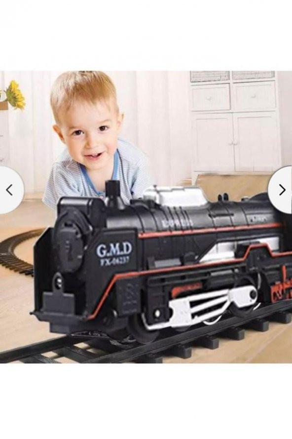 DZC KUZENLER AVM 19 PARÇA PİLLİ IŞIKLI OYUNCAK TREN SETİ 4 VAGONLU