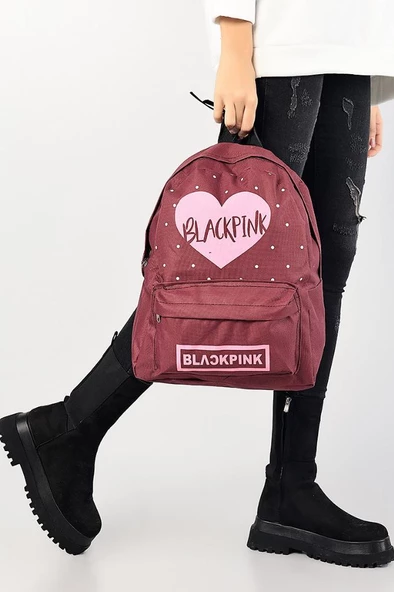 DZC KUZENLER AVM BLACKPINK HACHPEK OKUL GÜNLÜK SPOR SIRT ÇANTA - 5