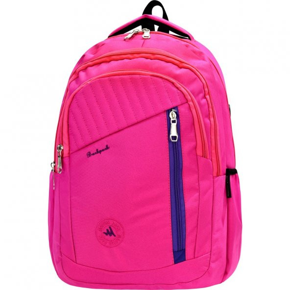 DZC KUZRNLER AVM PEMBE OKUL SIRT ÇANTASI DAYANIKLI ÇOK GÖZLÜ GÜNLÜK SPOR UNISEX ürün görseli