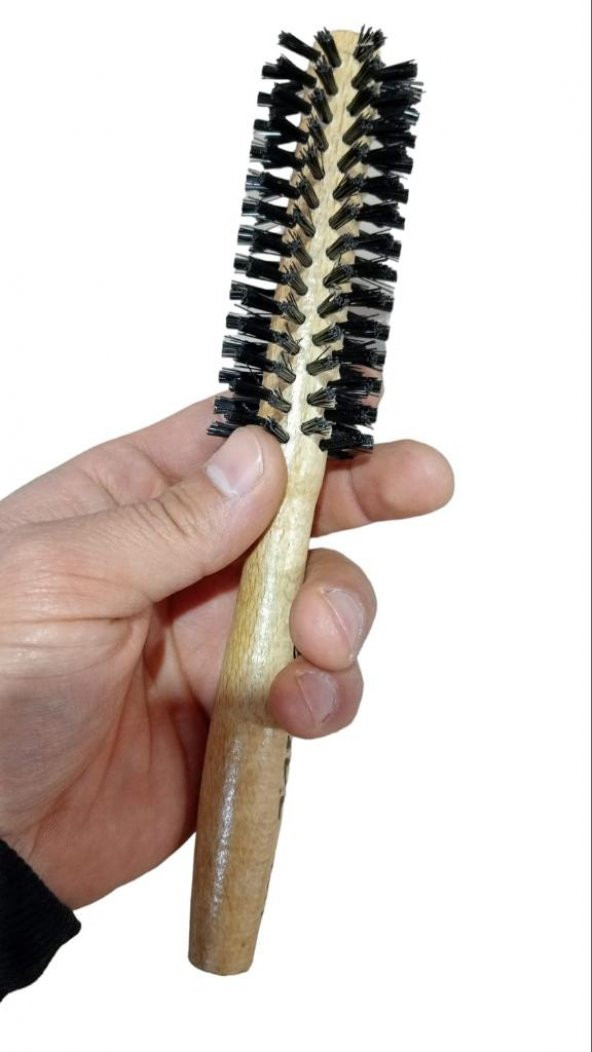 AHŞAP SAÇ AÇMA FIRÇASI FÖN TARAK HEDİYELİK PARTİ PROFESYONEL - 3