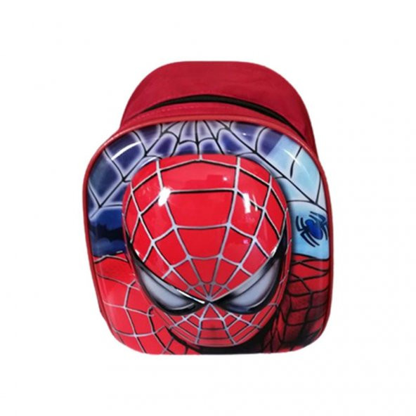 kreş & Anaokulu Çocuk Sırt Çantası ÖRÜMCEK SPDERMAN Karakter 3-6 Yaş 5d Kabartmalı Kumaş Okul Çantası 30CM - 6