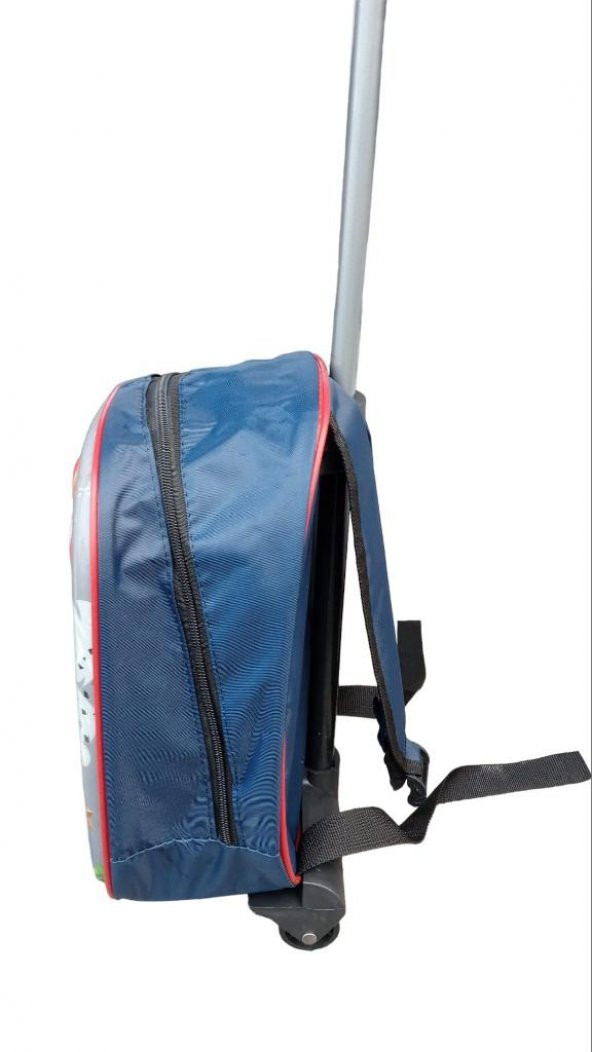 DZC KUZENLER ÇANTA DİNAZOR Tekerlekli Çocuk Sırt Çantası KABARTMALI DİNO ÇEKÇEKLİ OKUL KREŞ - Resim 3