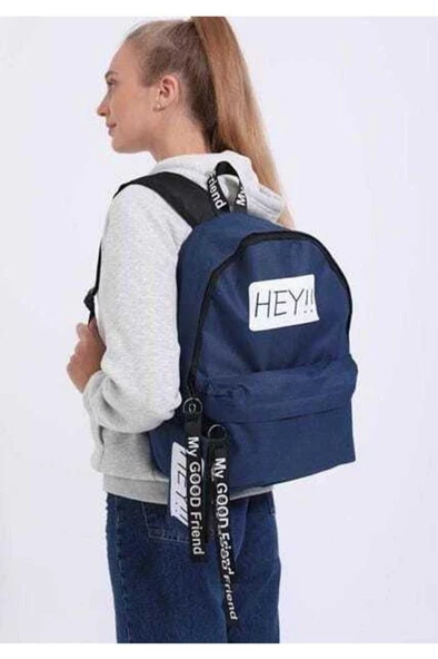 DZC KUZENLER AVM Unisex Hugbag Sırt Çantası Spor Okul Outdoor Laptop Çanta HEY CÜZDANLI - 4