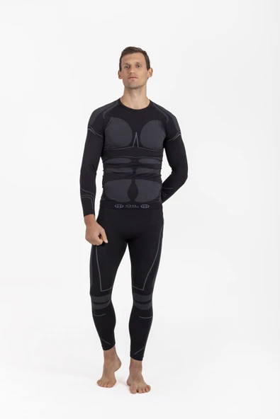 Oil Company Siyah Unisex Termal İçlik Üst Seamless III. Seviye Pro - Resim 5