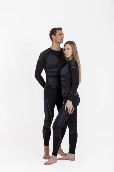 Oil Company Siyah Unisex Termal İçlik Üst Seamless III. Seviye Pro - Resim 2