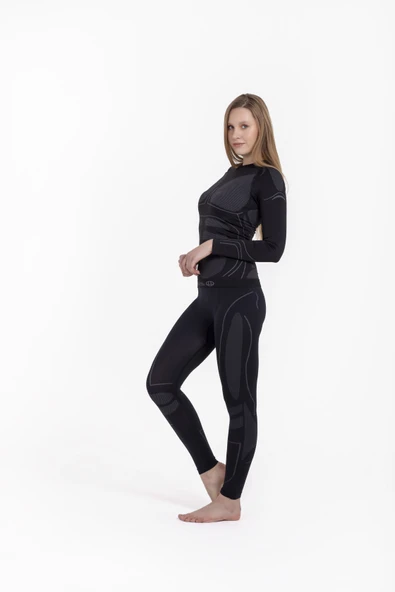 Oil Company Siyah Unisex Termal İçlik Üst Seamless III. Seviye Pro - Resim 6