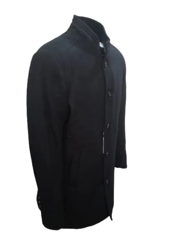 Witwork Erkek Clasic Kaşe Kaban 178 - 178 - Siyah - 50 - 2