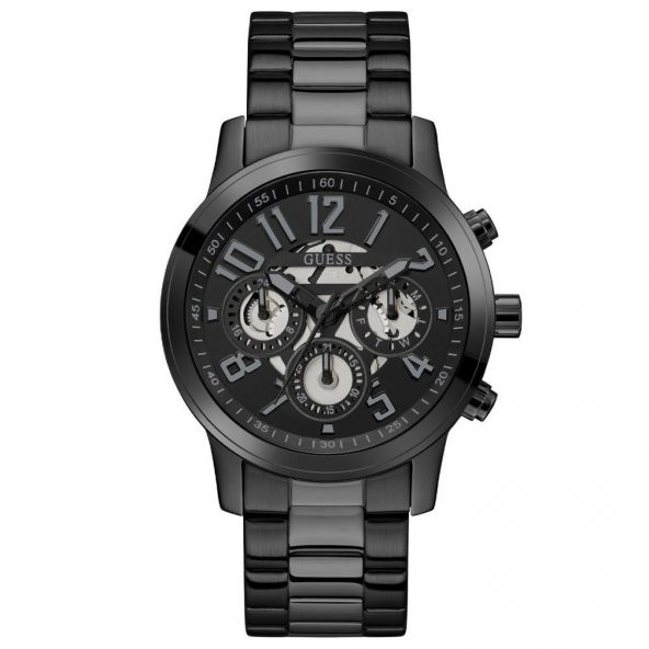 Guess GUGW0627G3 Quartz Çelik Siyah 5 ATM 44 mm Erkek Kol Saati