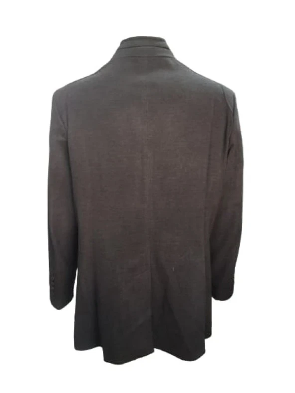 Witwork Erkek Clasic Kaşe Kaban 178 - 178 - Kahverengi - 54 - 3