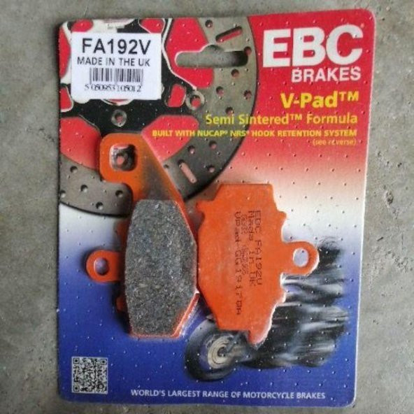 Ebc Fa192V 2004-2006 Kawasaki Z 750 Uyumlu Arka Fren Balatası Yarı Sinterli Balata - 2