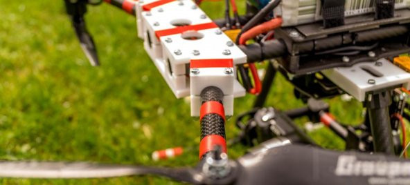 Infinity One V2.0A - 3D Yazdırılabilir Octocopter Plastik Aparat - 4