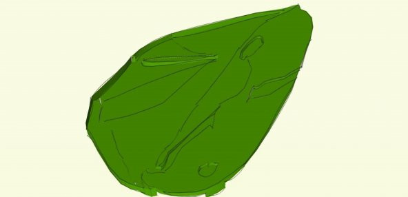Ağaç Yaprağı Plastik Aparat - 1