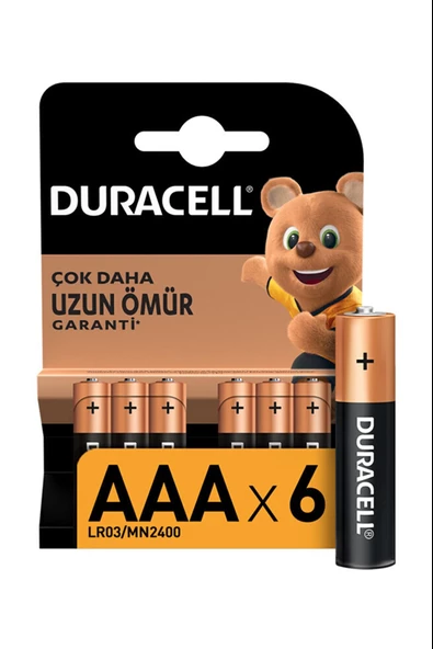 Duracell 6Lı AA Kalem Pil