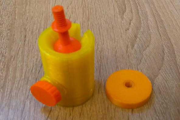 Gopro Veya Küçük Kamera İçin Tripod Top Kafası Plastik Aparat - 1
