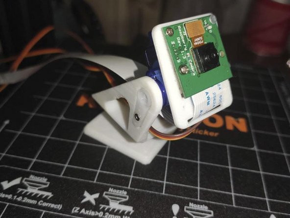 Servo Pan Tilt - Ahudududu Pi Kamera Plastik Aparat - 3