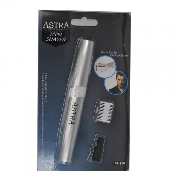 Astra PT-600 Mini  Burun Kulak Kaş Kılı Kesme Makinesi - 2