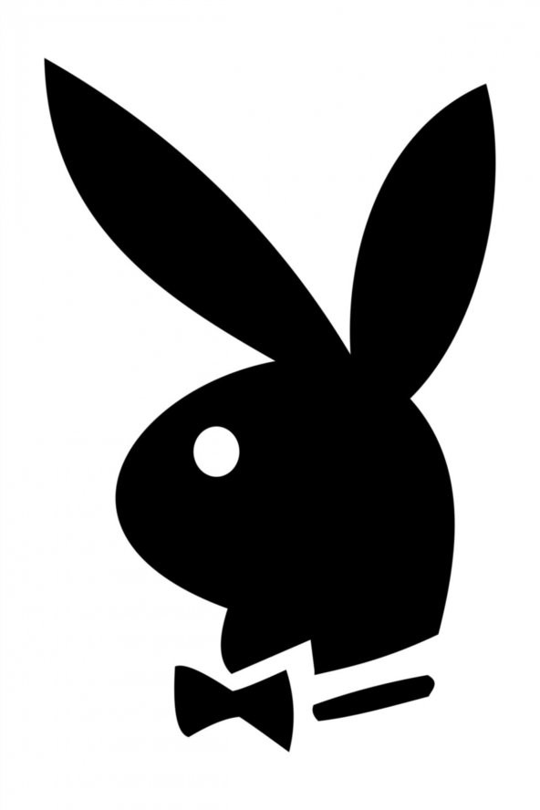 Playboy Tavşan Oto Motor Laptop Duvar Folyo Sticker 90x135 cm - 1