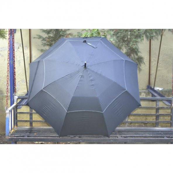 April A-252G Protokol Vale Şemsiyesi Siyah - Resim 8