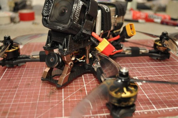 Modüler Fpv Gopro Oturum Tutucu - Speedy Bee Fs225 Plastik Aparat - 1