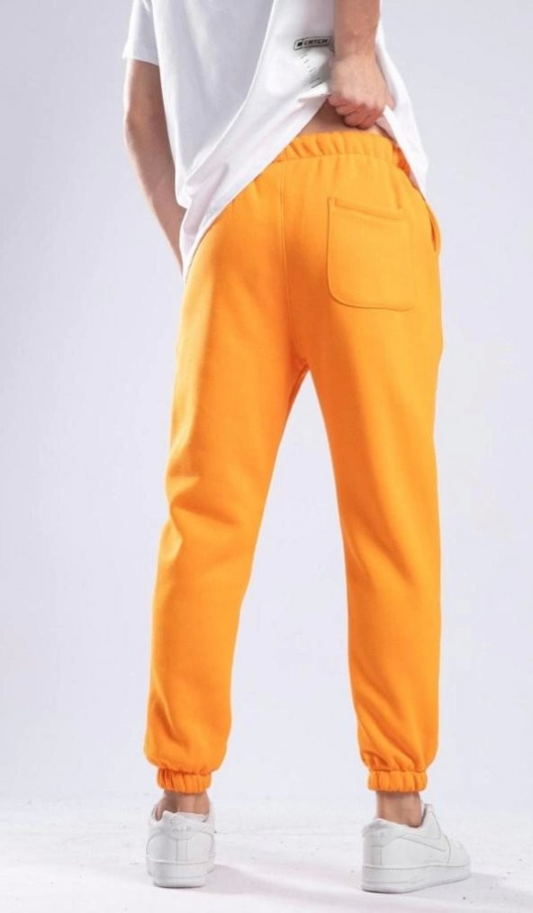 Chatca Erkek 3 İplik Şardonlu Turuncu Sweatpant K-575 - 2