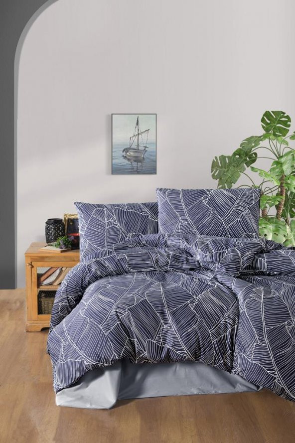 Tek kişilik Nevresim Takımı Negro Series Gri 160x220 - 3