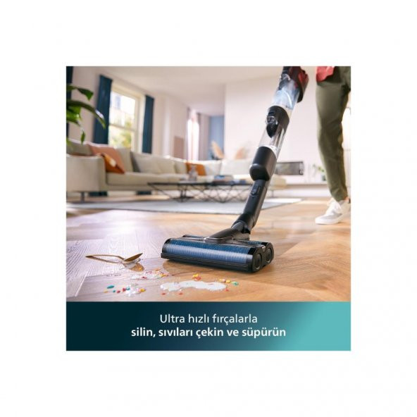 Philips Aqua Trio 9000 Serisi XW9383/01 25.2 V Islak Kuru Şarjlı Süpürge Teşhir - 5