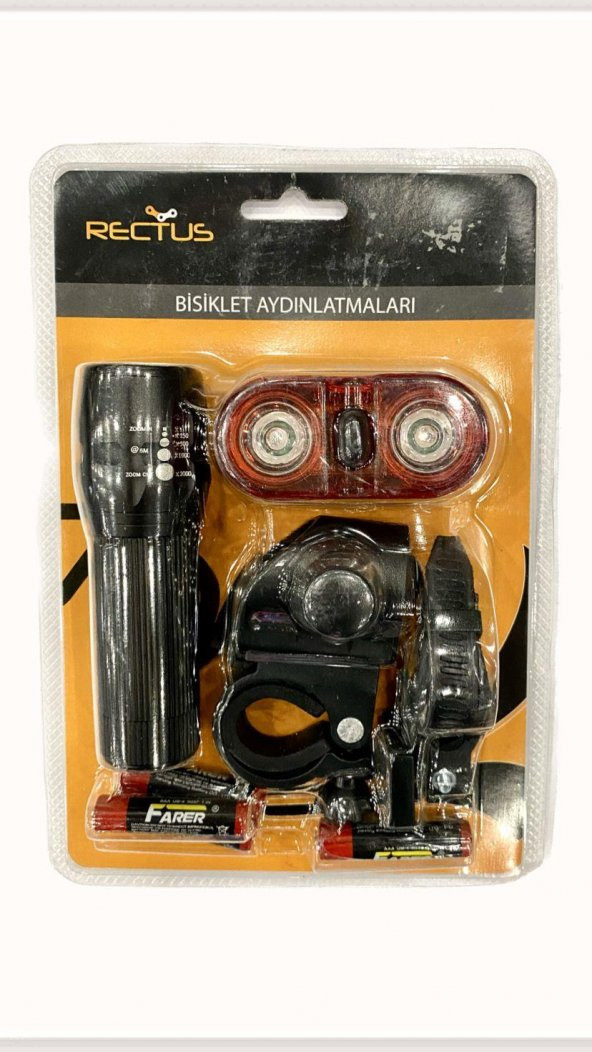 ÖN - ARKA FAR STOP SETİ[PİL DAHİL] RCTS-3552 - 2