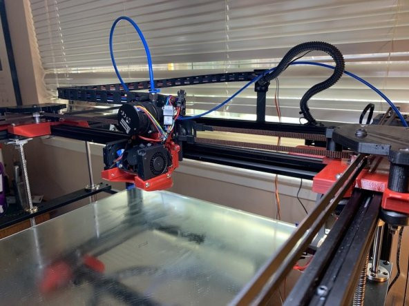 Orbiter + Herome Gen 5 + V6 Tronxy X5Sa-400 İçin Plastik Aparat - 1