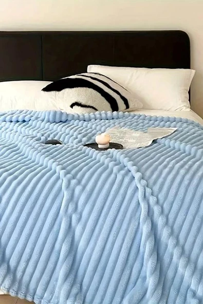 Çift Kişilik Fitilli Yumuşak Dokulu Battaniye 210 x 230 cm - 11