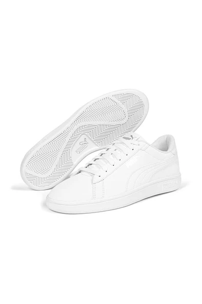 Puma Smash 3.0 Buck Erkek Sneaker Ayakkabı Beyaz 40-45