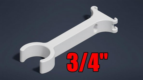 Piksel Şerit İla 3 / 4In Pvc Boru Zip Kravat Kanalı İle Plastik Aparat - 3