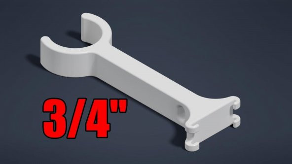 Piksel Şerit İla 3 / 4In Pvc Boru Zip Kravat Kanalı İle Plastik Aparat - 4