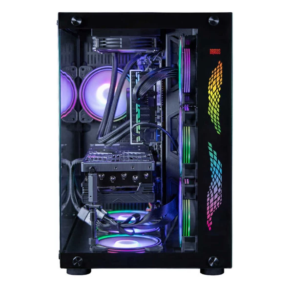 Dragos DRx6155 i7 12700F 16GB Ram 1TB M.2 NVMe SSD 8GB RTX4060Ti Oyuncu Bilgisayarı - 2