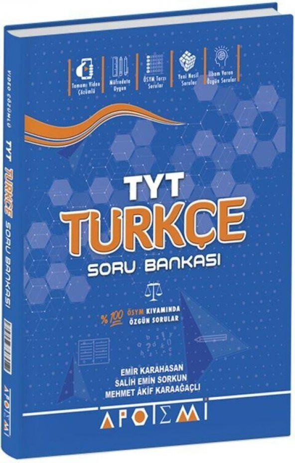 TYT Türkçe Soru Bankası Apotemi Yayınları