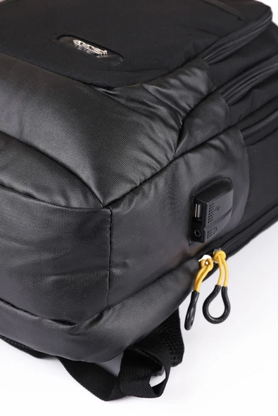 ÇÇS 51319 Siyah Usb Girişli Sırt Çantası - 5