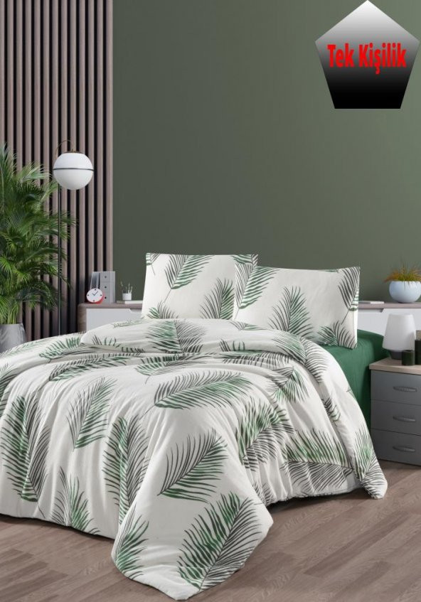 Garden Pazen Flanel Kışlık Tek kişilik Nevresim Takımı