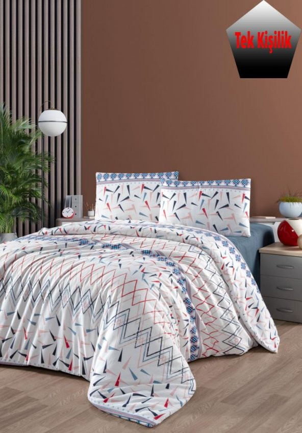 Casual Pazen Flanel Kışlık Tek kişilik Nevresim Takımı
