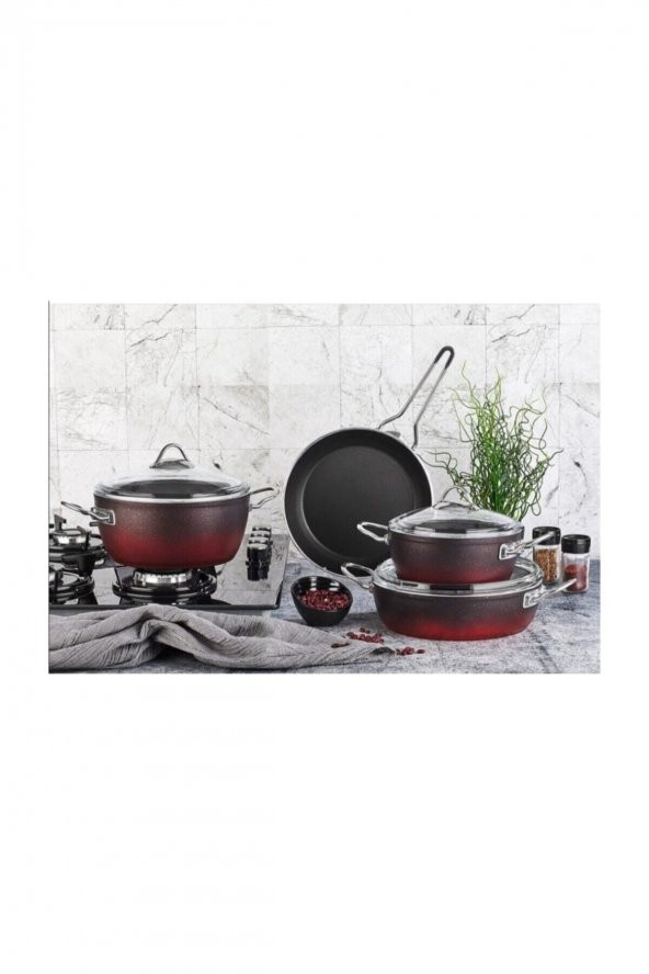 Kahramanlar Fiesta Granit Tencere Seti