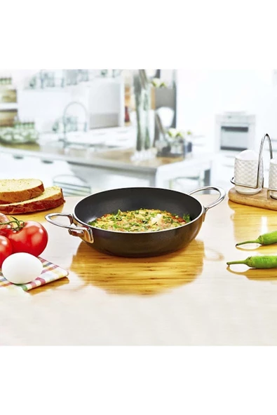 Evimsaray Zest Gusto Zgys24 Döküm Granit Yumurta Sahanı 24 Cm - 2