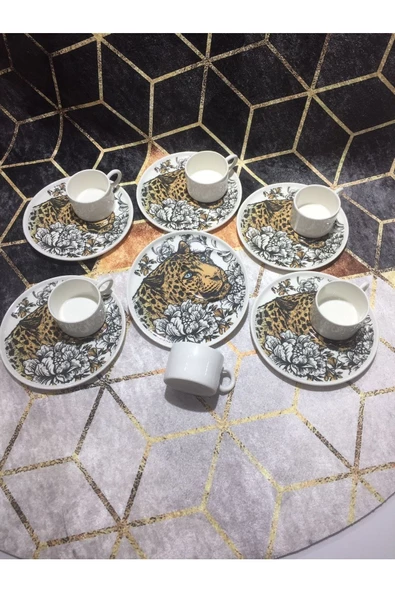 ALBAYRAK ZÜCCACİYE Penguen Kahve Fincan Seti - 2