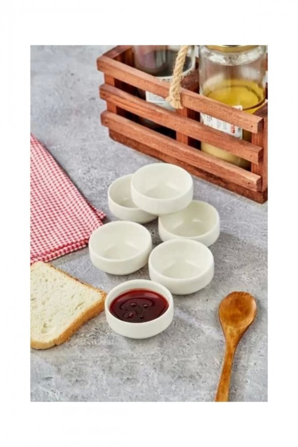 Ckr4103 Porselen Reçellik 6 Cm 6 Lı