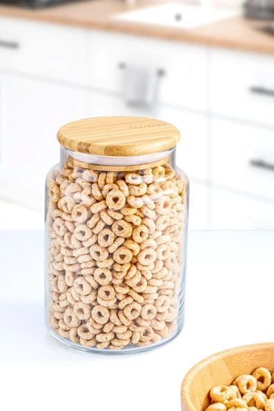 Bambum Zone - Cam Saklama Kabı 800ml