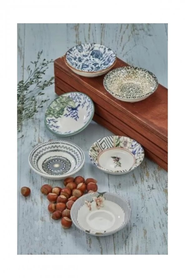 Ckr4110 Porselen Reçellik 9 Cm 6 Lı