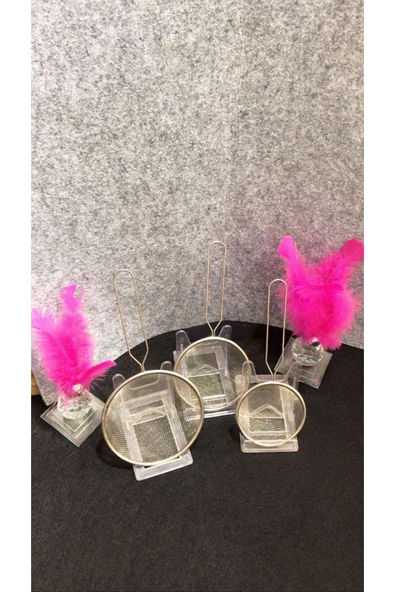 baranex Paslanmaz Çelik Tel Süzgeç 3 Adet Süzgeç - 2