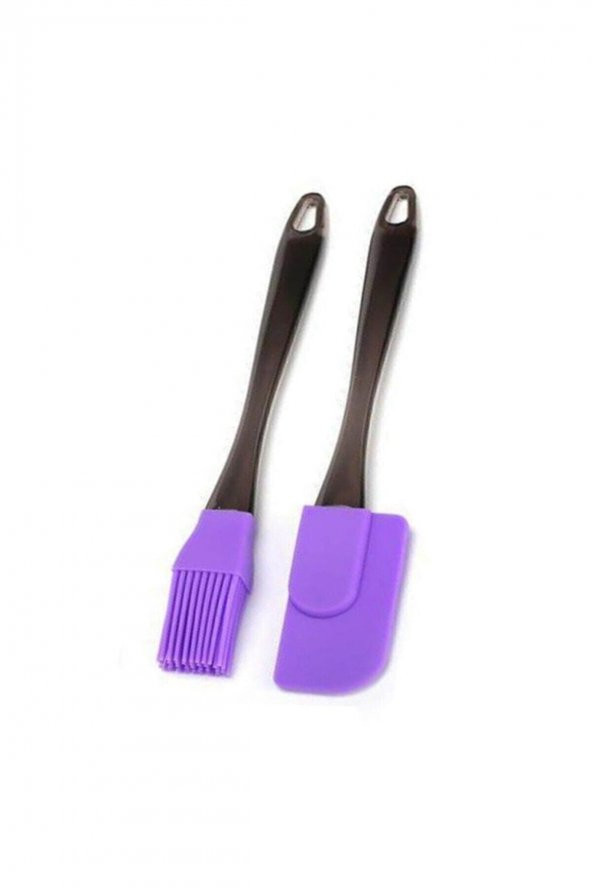 Penguen Akrilik Spatula Ve Yumurta Fırçası 2'li Png-1531 - 2