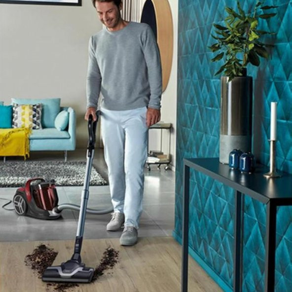 Tefal TW7289 Silence Force Cyclonic Kahverengi Torbasız Elektrikli Süpürge - 7
